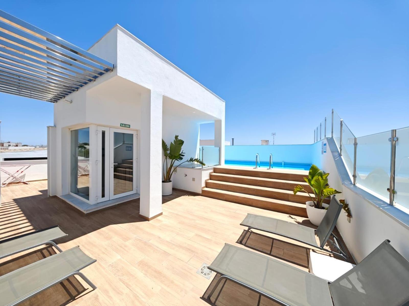 Apartamento Nuevo En Planta Baja A Con Piscina Y Solarium Barbate Zewnętrze zdjęcie