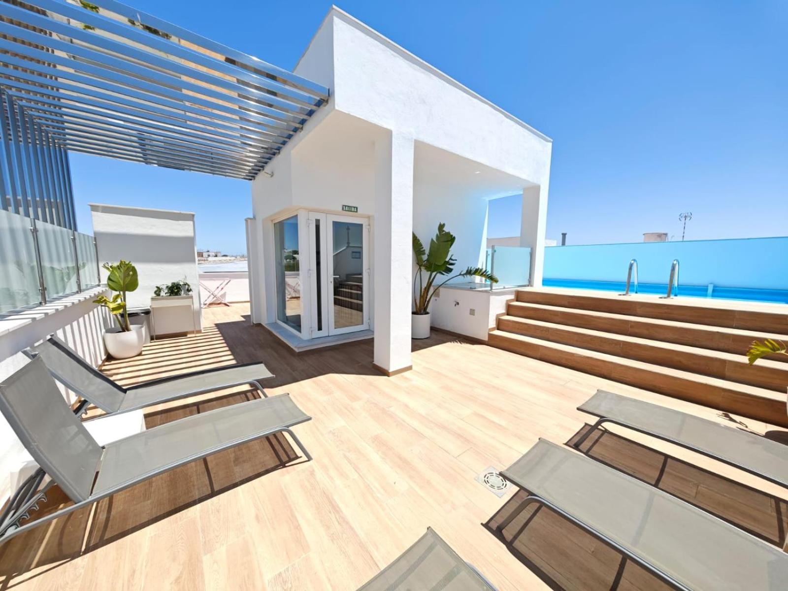 Apartamento Nuevo En Planta Baja A Con Piscina Y Solarium Barbate Zewnętrze zdjęcie